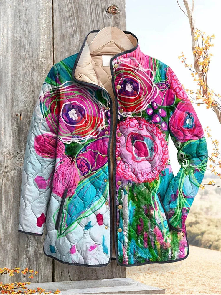 Elegant - Floral Jacket for Everyday Wear
