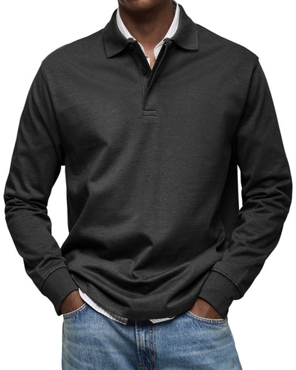 Conrad | Luxurious Long-sleeved Polo Shirt