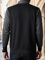 Leroy - Casual Sweater with Long Sleeves in Knit