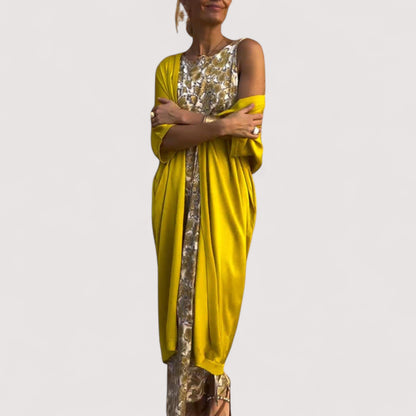 Ladies' Dress Set – With Waistcoat, Elegant & Modern