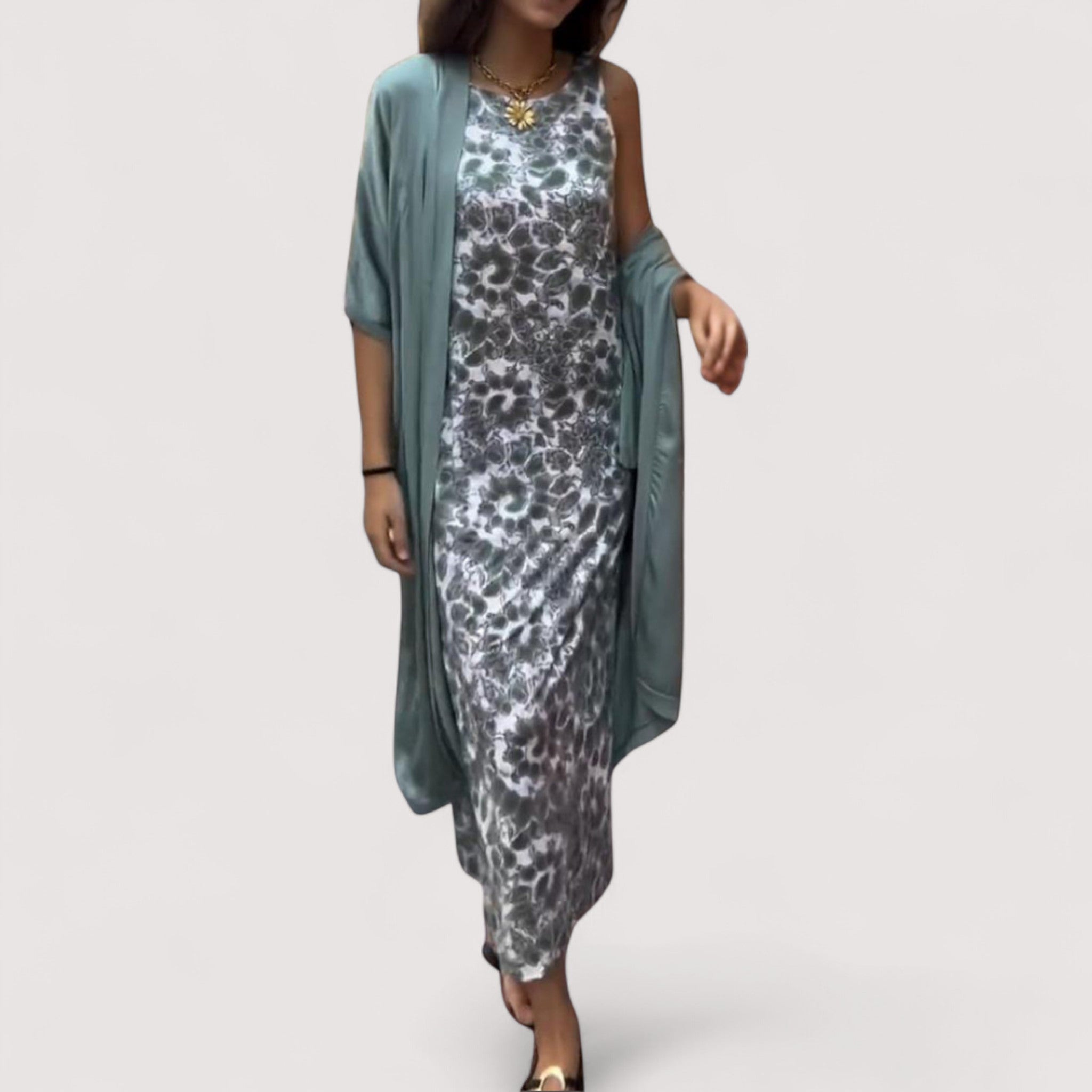 Ladies' Dress Set – With Waistcoat, Elegant & Modern