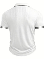 Orestis - Elegant Polo Shirt with Short Sleeves