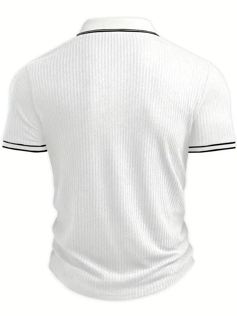 Orestis - Elegant Polo Shirt with Short Sleeves