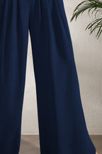 ZY | Wide Leg High-Waisted Trousers
