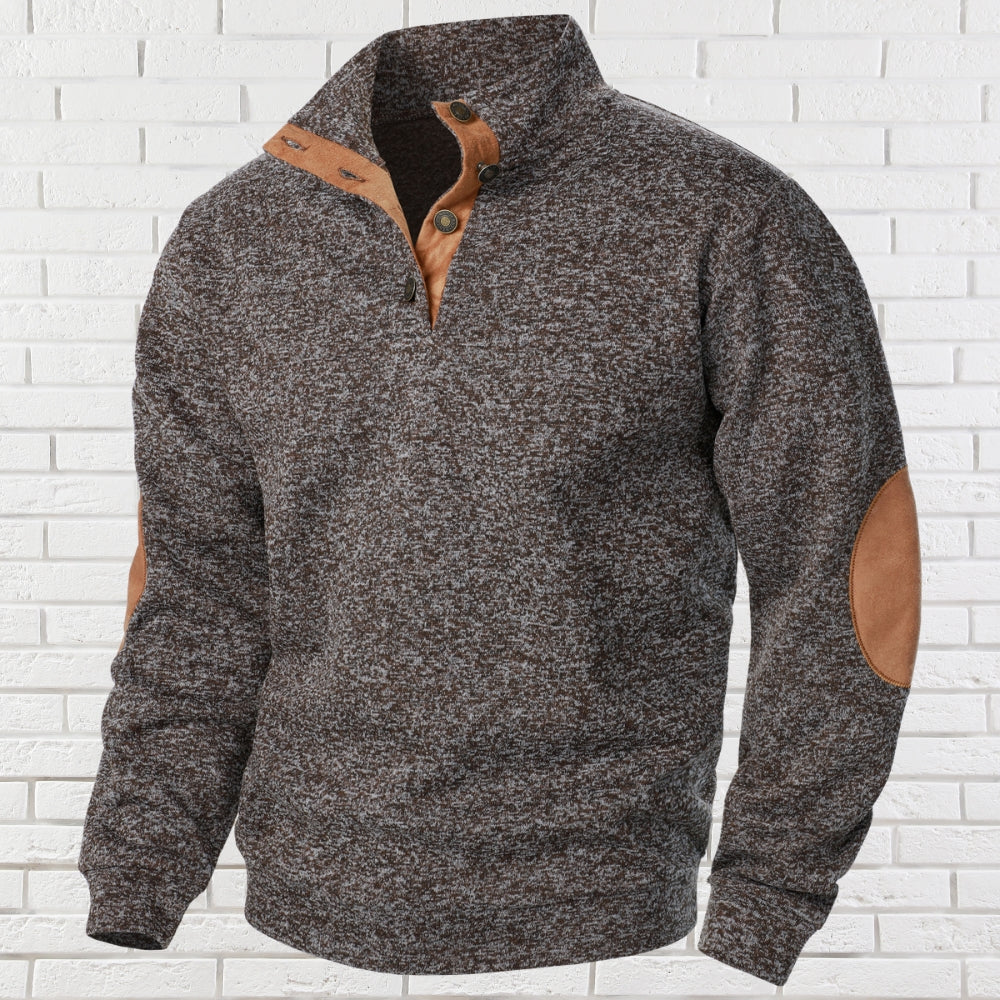 Harry - Pullover with Stand-Up Collar