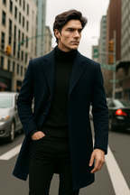 Karlo | Single-Breasted Solid Colour Jacket