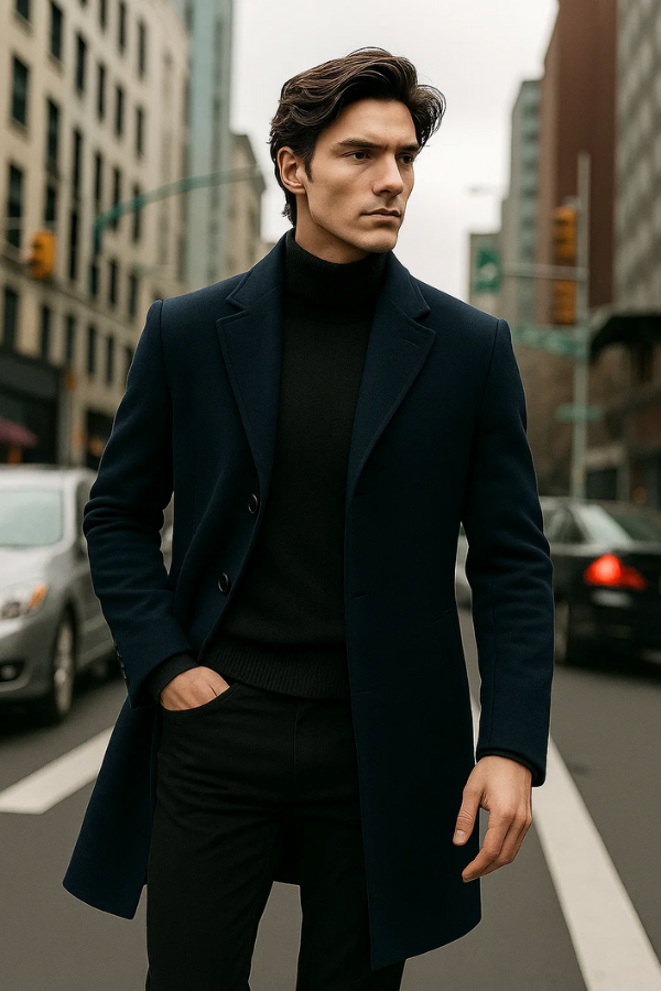 Karlo | Single-Breasted Solid Colour Jacket