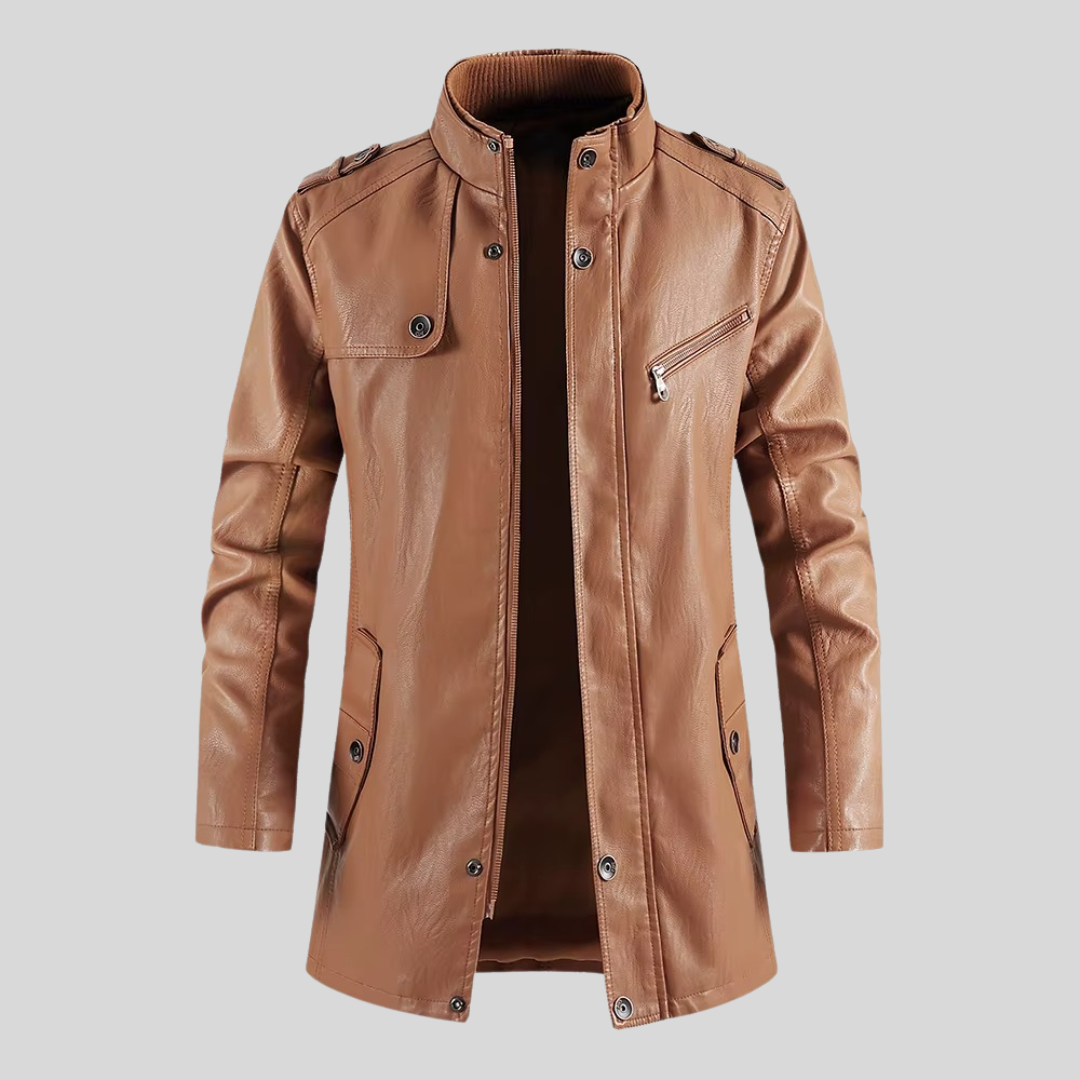 Hendrix | Leather Coat