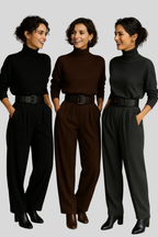 Melian | Jumpsuit with Roll Neck