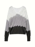 Renilda | Elegant Knitted Jumper with V-Neck