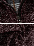 Ingram - Casual Pullover with Stand-Up Collar and Quarter Zip