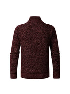 Ingram - Casual Pullover with Stand-Up Collar and Quarter Zip