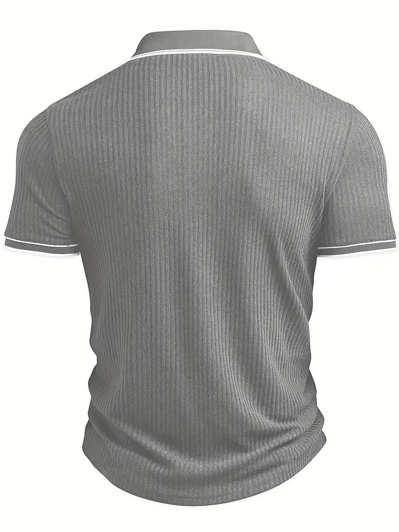 Orestis - Elegant Polo Shirt with Short Sleeves