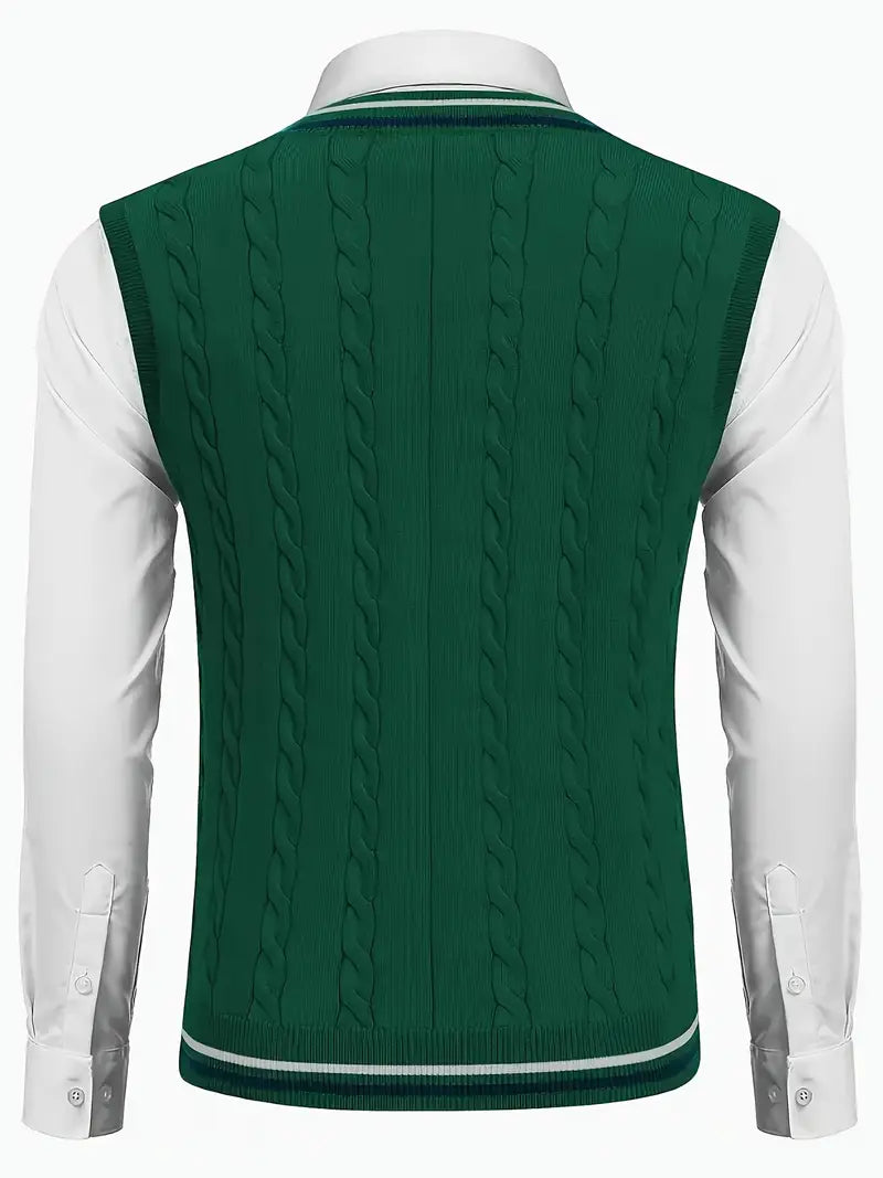Duane | Sleeveless Knitted Sweater