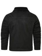 Frederik – Casual Polyester Jacket with Faux Fur Lining