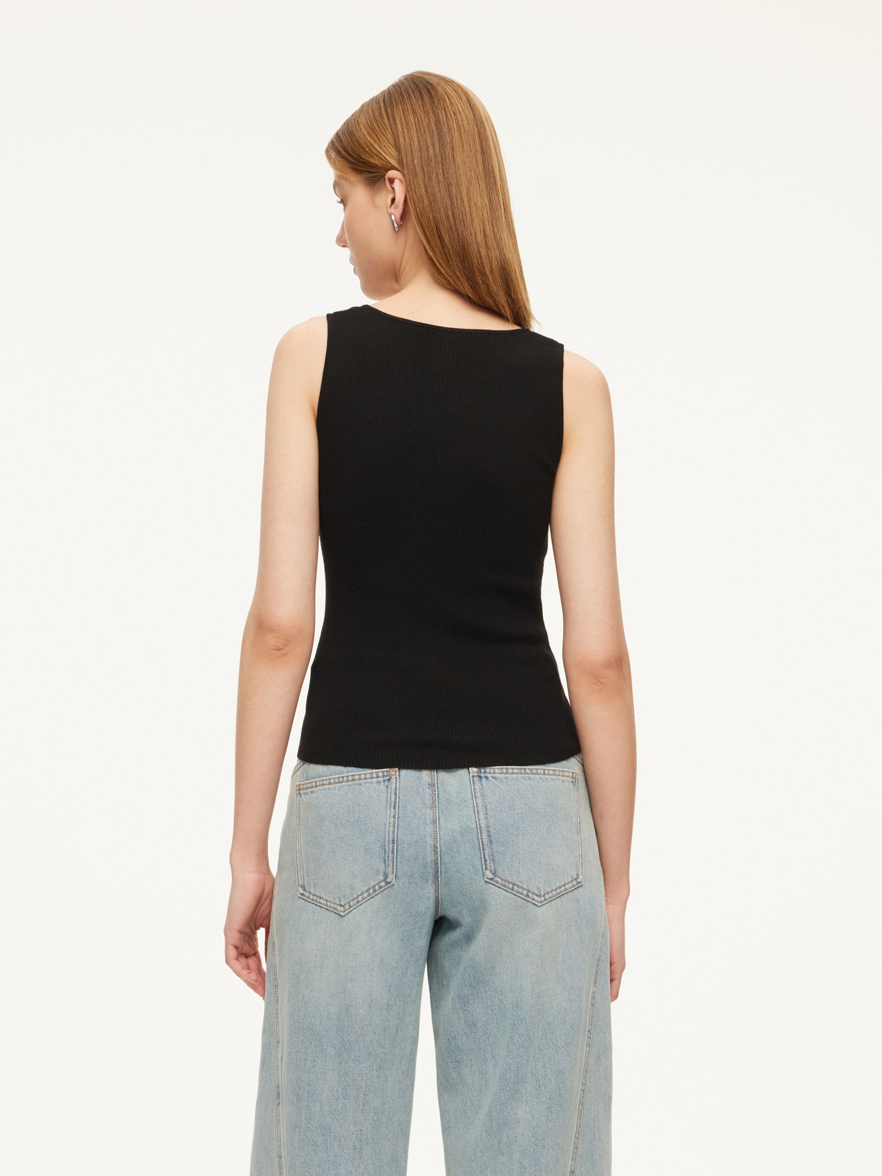 Women's Square Neck Strappy Top