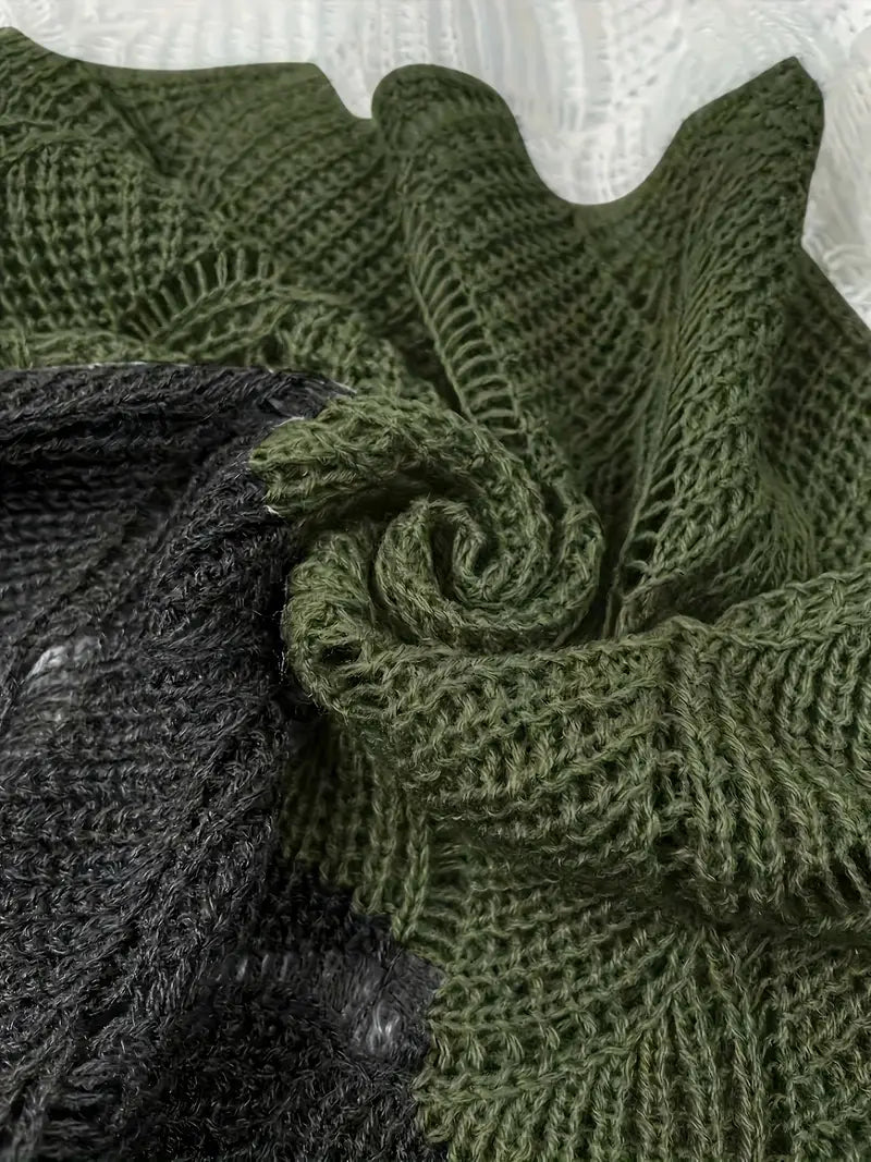 Renilda | Elegant Knitted Jumper with V-Neck