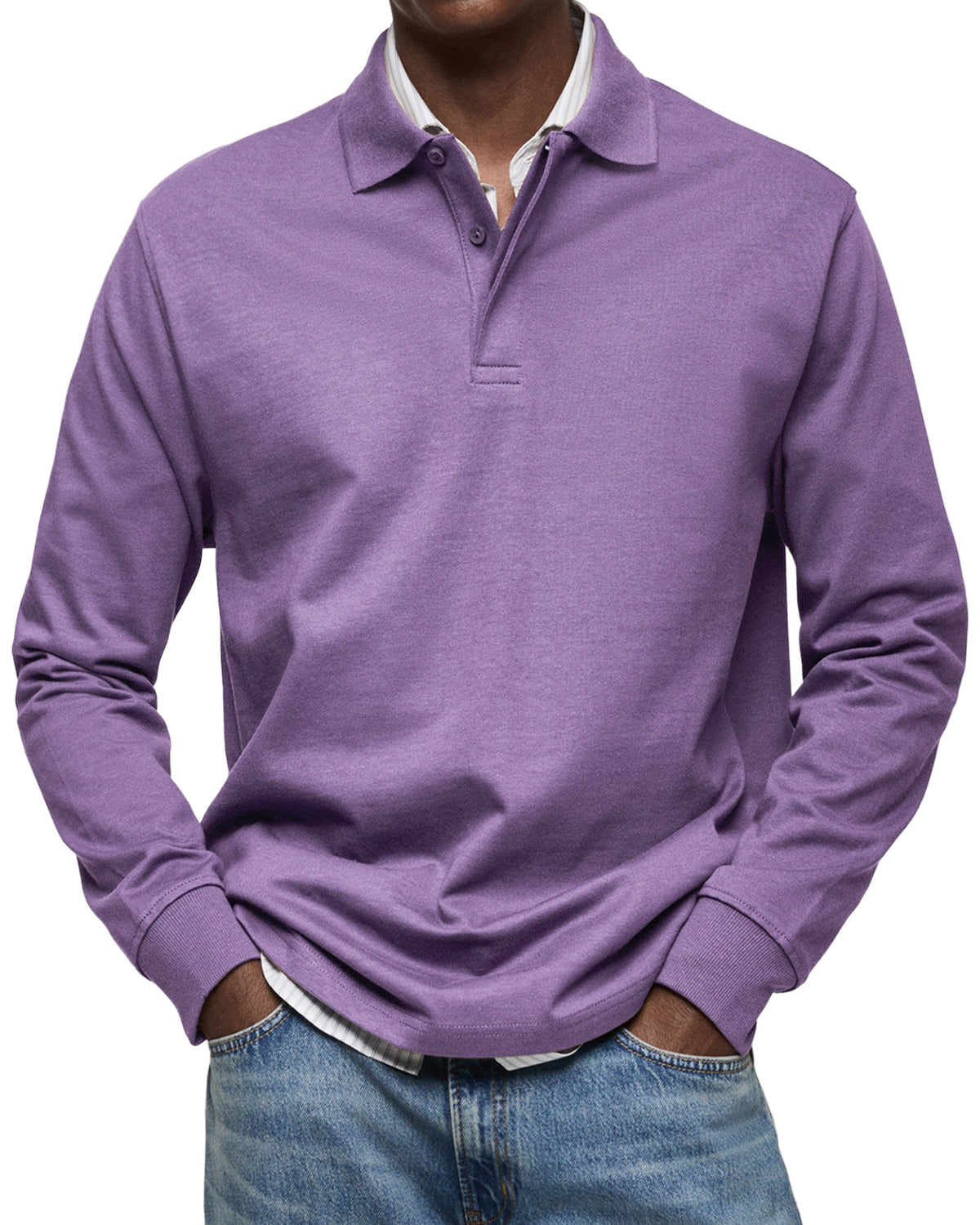 Conrad | Luxurious Long-sleeved Polo Shirt
