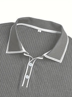 Orestis - Elegant Polo Shirt with Short Sleeves