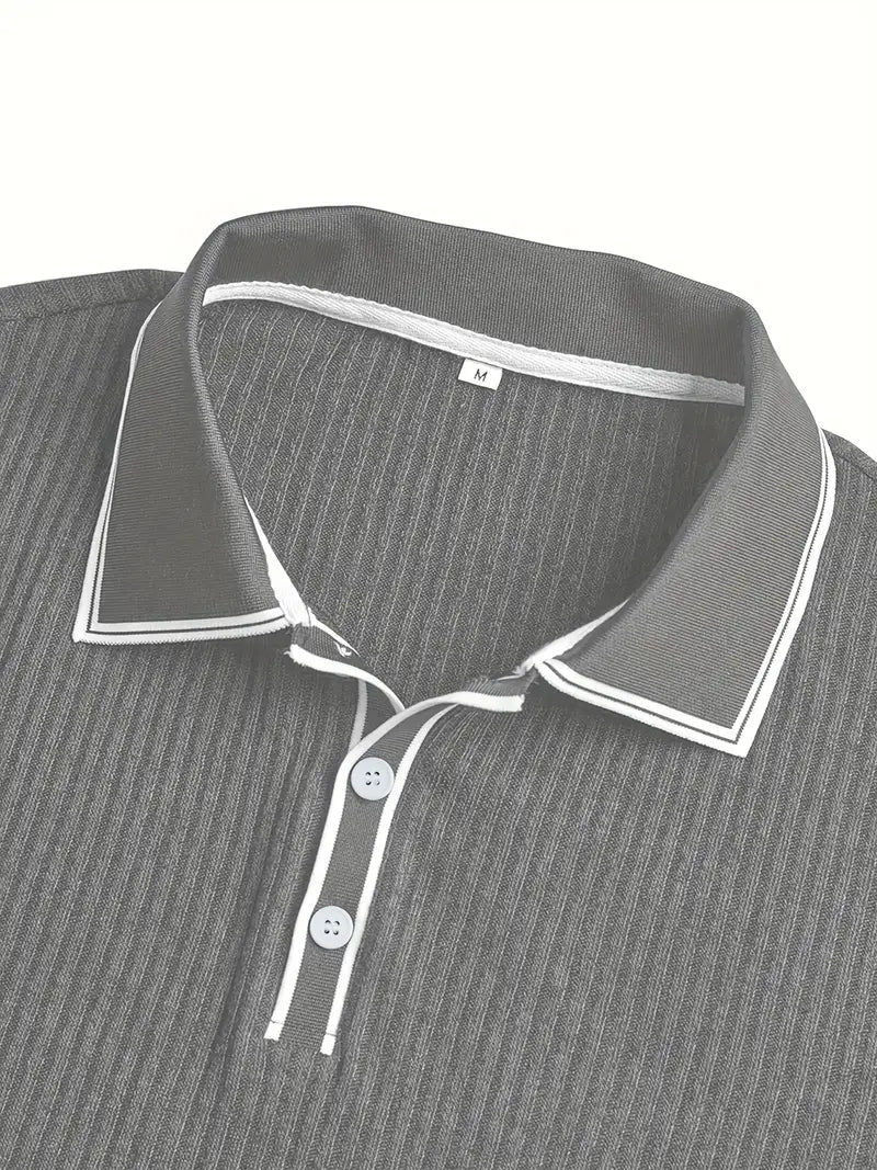 Orestis - Elegant Polo Shirt with Short Sleeves