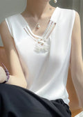 Pearl | Silk Sleeveless Top