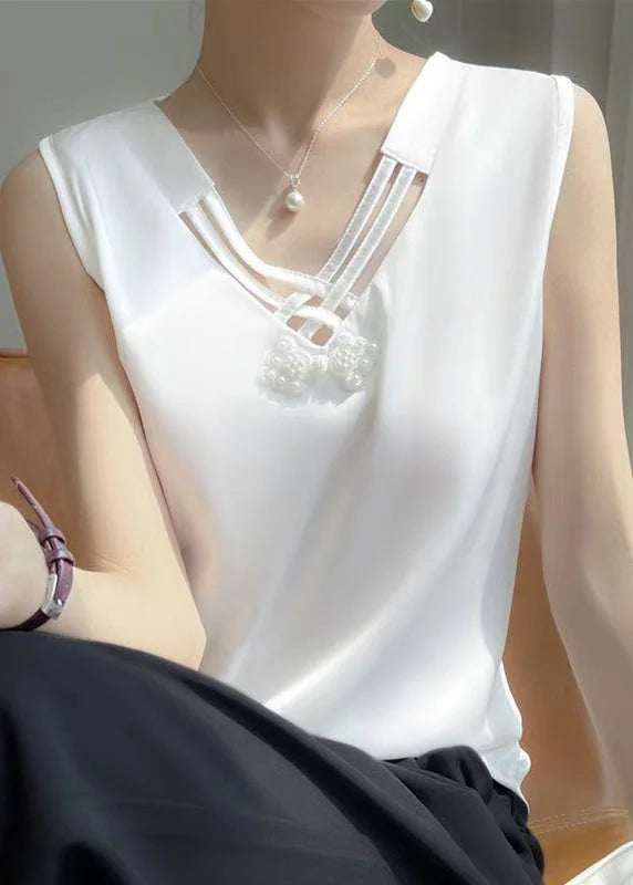 Abby | Sleeveless V-Neck Tank Top