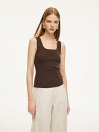 Women's Square Neck Strappy Top
