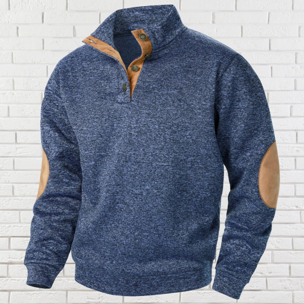 Harry - Pullover with Stand-Up Collar