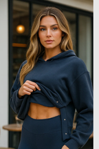Fely | Leisure Hoodie and Jogging Bottoms Set