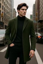 Karlo | Single-Breasted Solid Colour Jacket