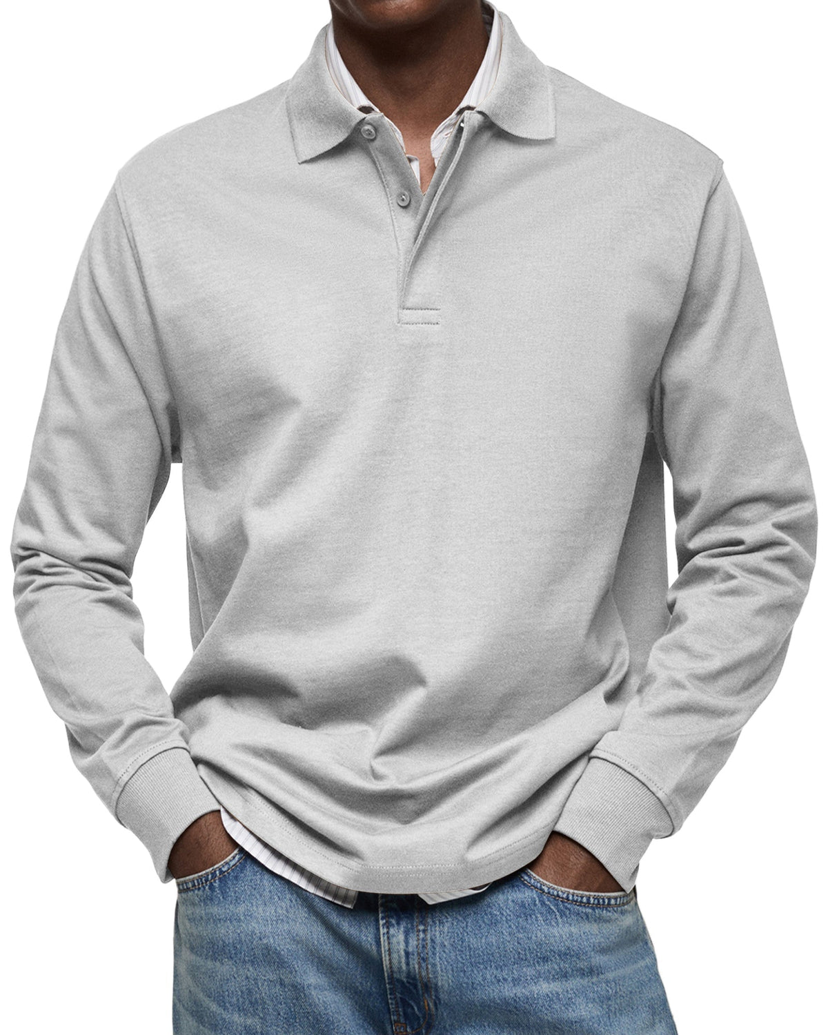 Conrad | Luxurious Long-sleeved Polo Shirt