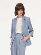 Women's Jacket Made from a Blend of Acetate, Tencel, and Linen