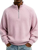 André | Ferran Waffle Quarter-Zip Pullover
