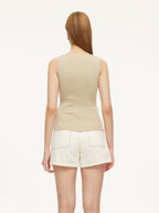 Women's Square Neck Strappy Top