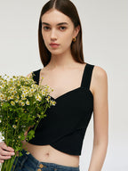 Women's Crocheted Crossover Top