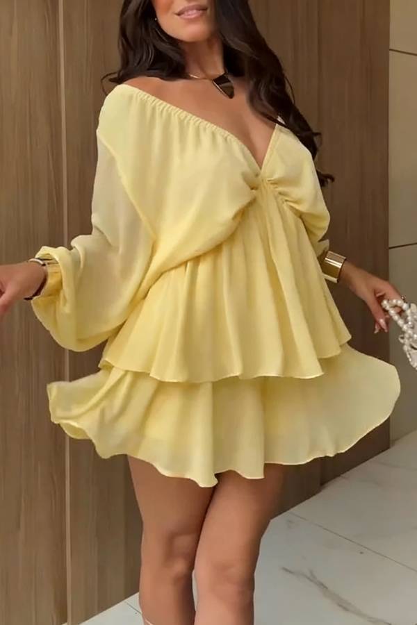 Verne | Mini Dress with Ruffles