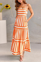 Maxi Dress with Ruffles
