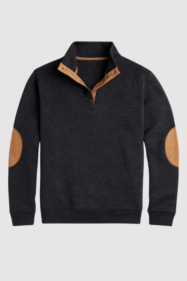 Harry - Pullover with Stand-Up Collar