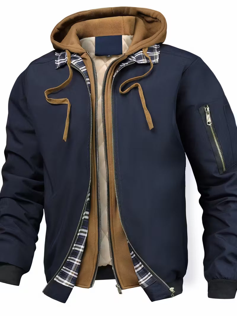 Sylvain | Hooded Jacket in Air Force Style