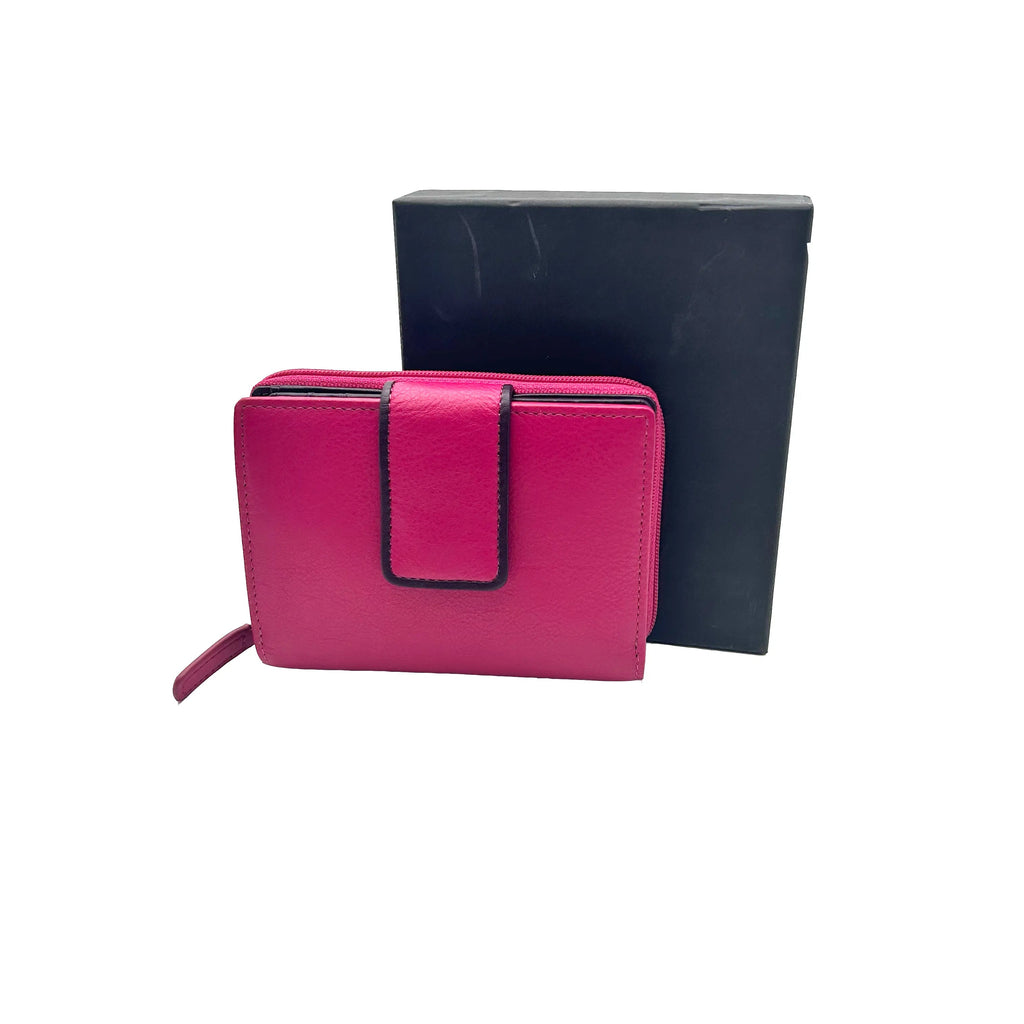 8840 Ladies' Purse Fuchsia/Blue