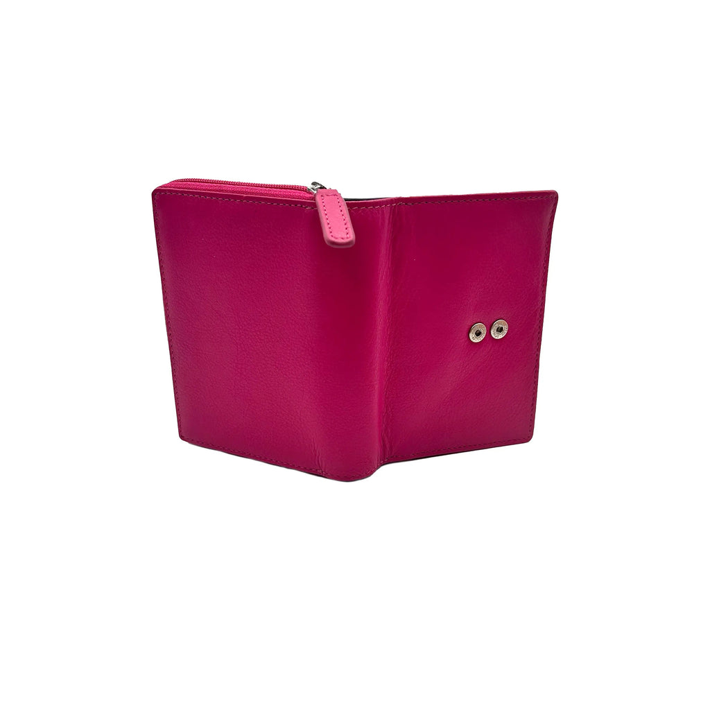 8840 Ladies' Purse Fuchsia/Blue