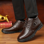 Amarit - Leather Boots with Fleece Lining
