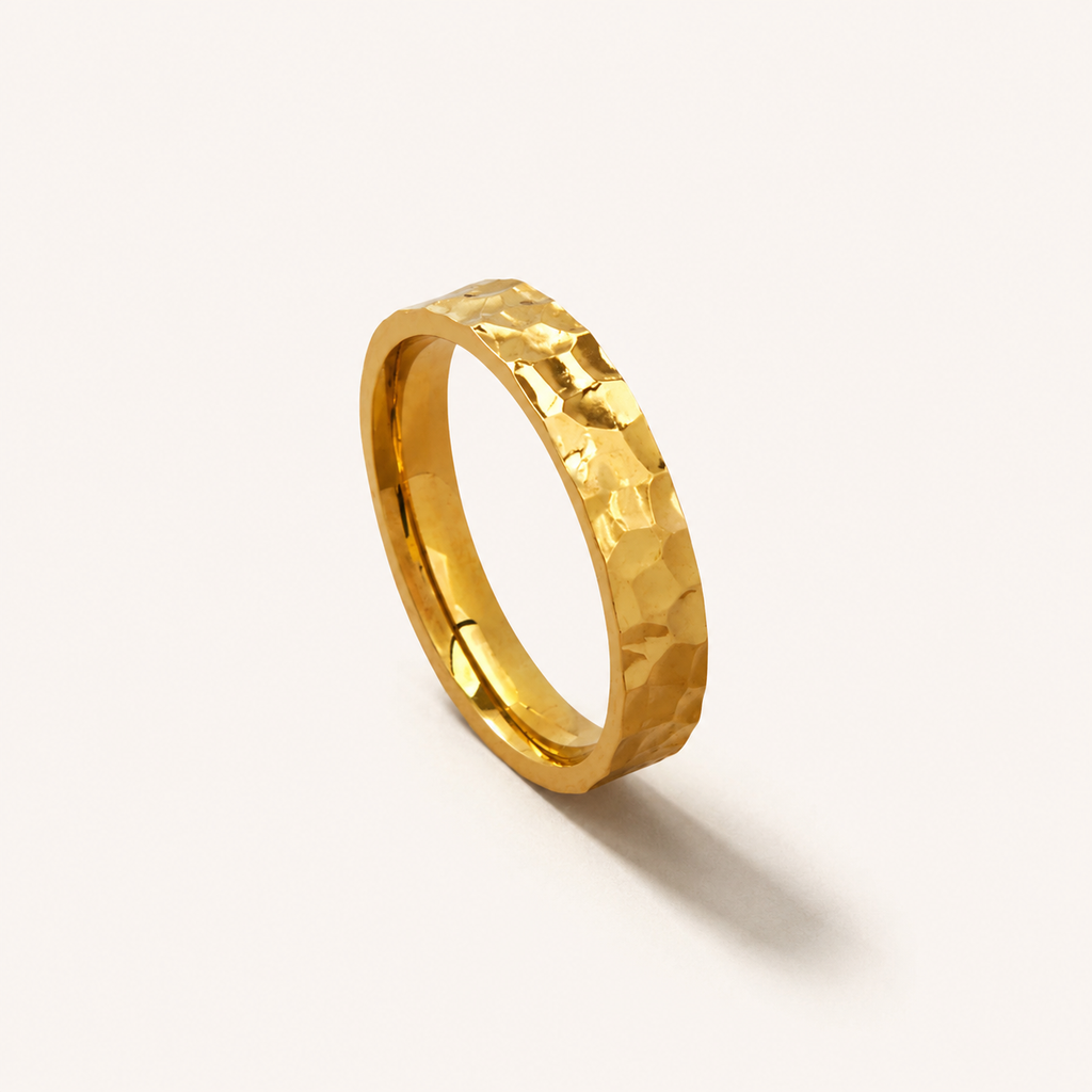 Eli | Ringen van Roestvrij Staal in Goud voor Mannen en Vrouwen