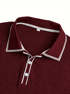 Orestis - Elegant Polo Shirt with Short Sleeves