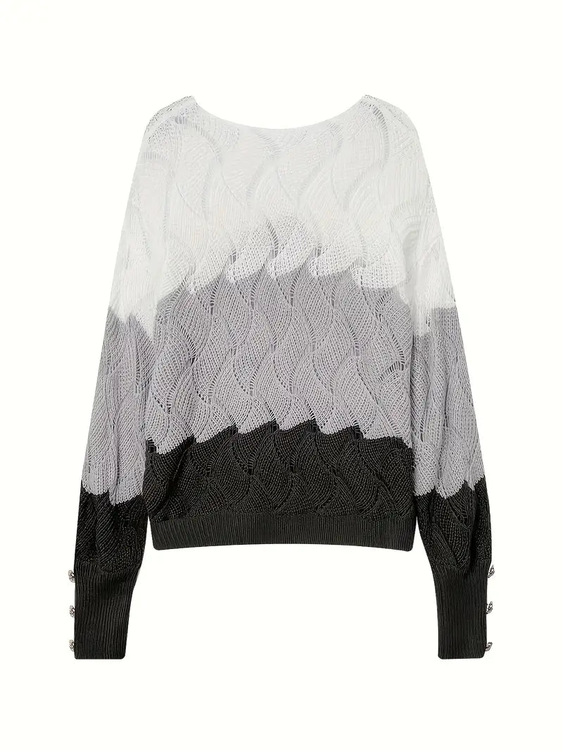 Renilda | Elegant Knitted Jumper with V-Neck