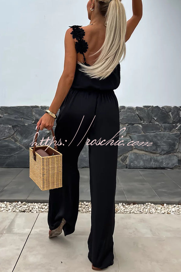 Cosima | Casual Jumpsuit with Embroidery