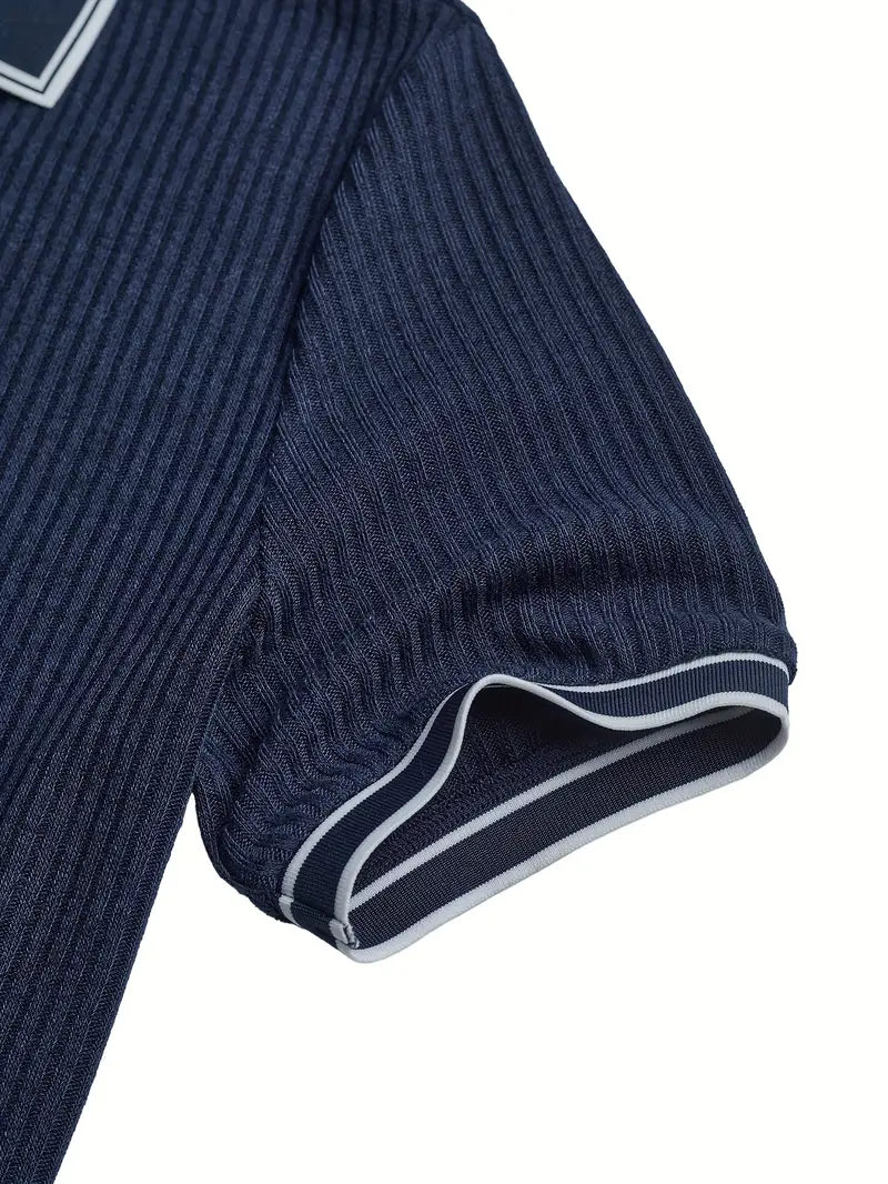 Orestis - Elegant Polo Shirt with Short Sleeves