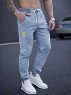 Trent Cargo Trousers with Side Pockets