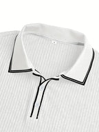 Orestis - Elegant Polo Shirt with Short Sleeves