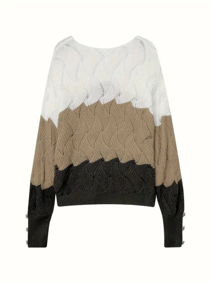 Renilda | Elegant Knitted Jumper with V-Neck